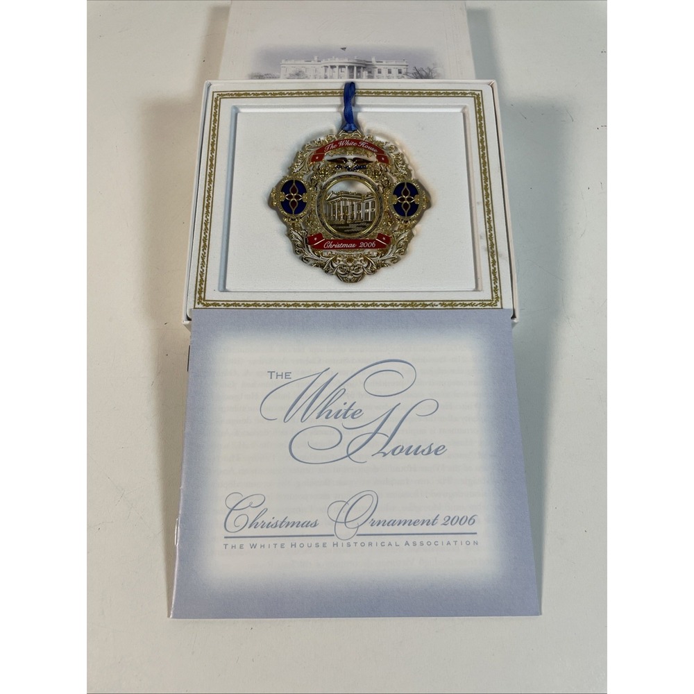 The White House Christmas Ornament 2006 In Original Box - Picture 6 of 7